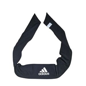 Adidas Black Sports Headband Tie Back Athletic Performance Women One‎ Size